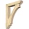 Ekena Millwork Imperial Slat Rough Sawn Bracket w/ Offset Brace, Douglas Fir, 6"W x 28"D x 36"H BKT0604X28X36IMP06RDF - alternate 1